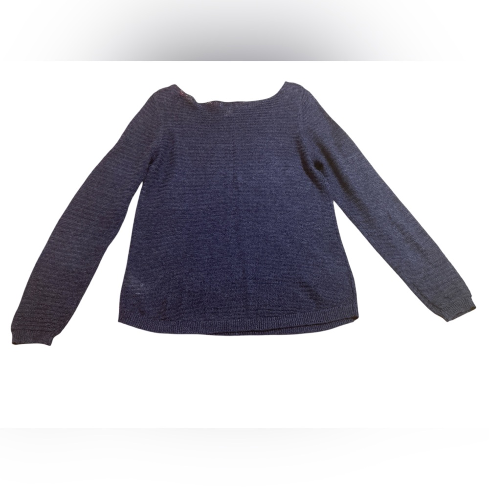 ST..TROPEZ West 100% Linen Sweater. Size Medium. - Picture 8 of 9
